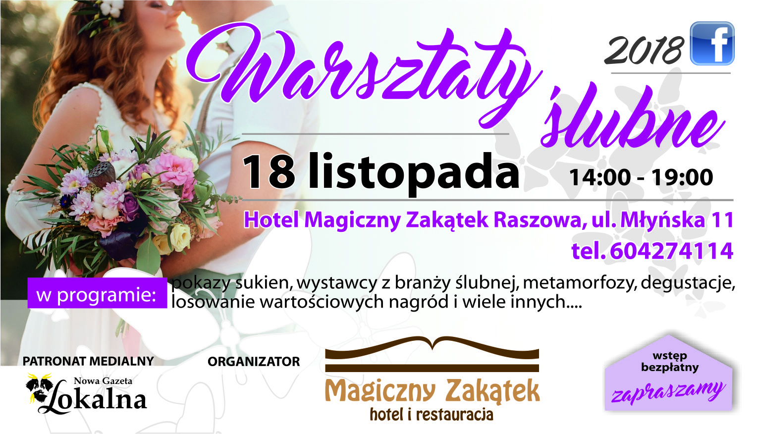 Warsztaty ślubne 18112018r Hotel Magiczny Zakątek W Raszowej